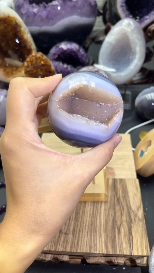 未镶嵌大型摆件（非配饰）紫晶620号开口笑