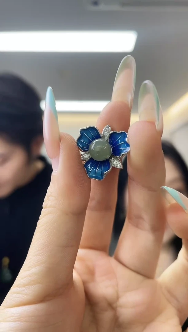 颈饰银S925镶嵌和田玉（多样性发一件）