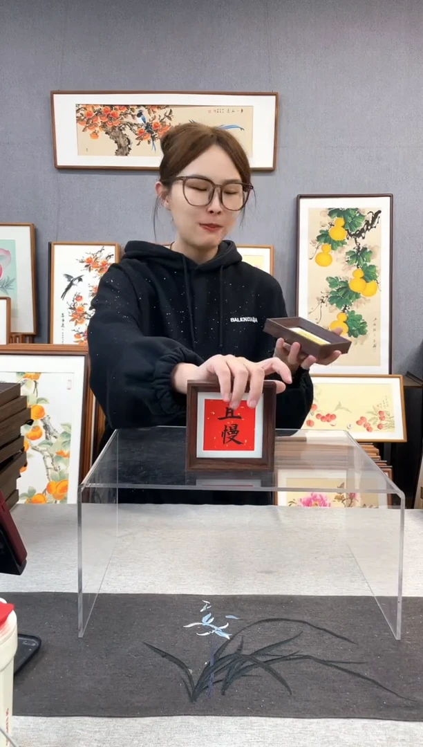 【闪购商品】国画5寸-小摆台作品-且慢