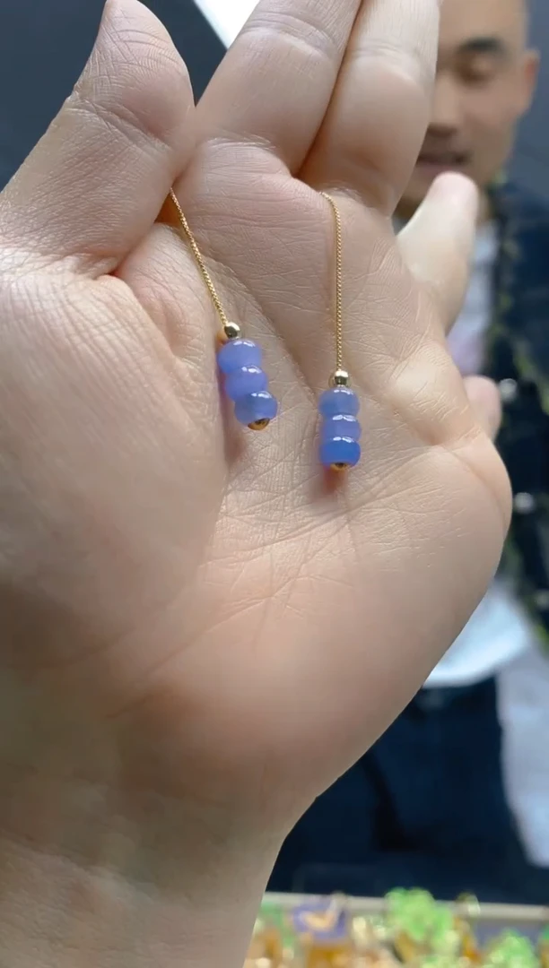 【闪购商品】翡翠耳饰合金0150翡翠耳线