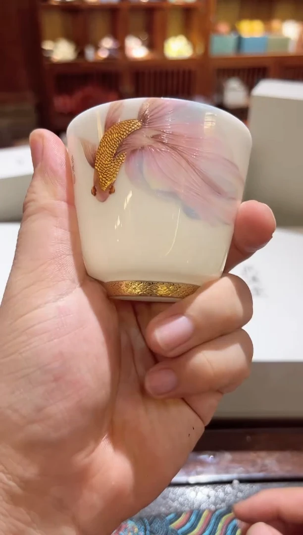 红鱼主人杯茶具茶具