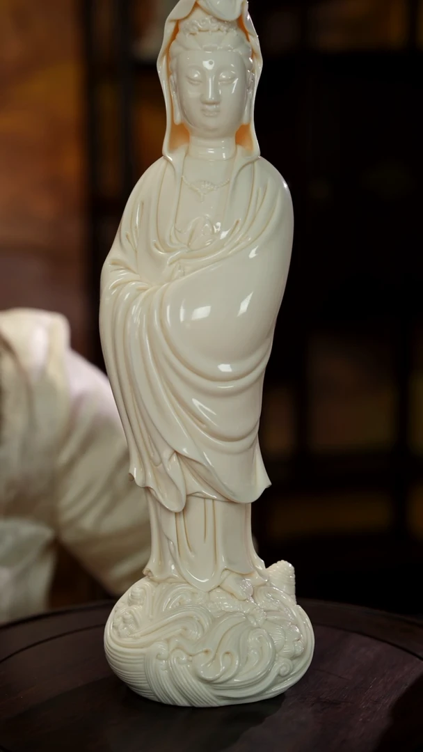 摆件陶恰*陈明良白瓷作品