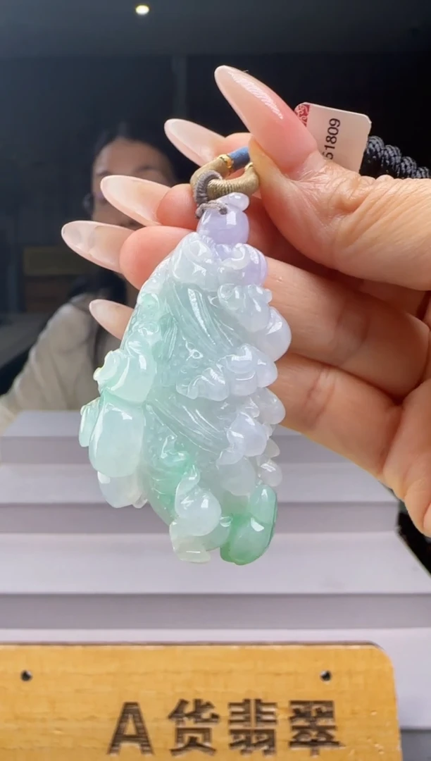 翡翠未镶嵌颈饰YJ@@WS1WX40146