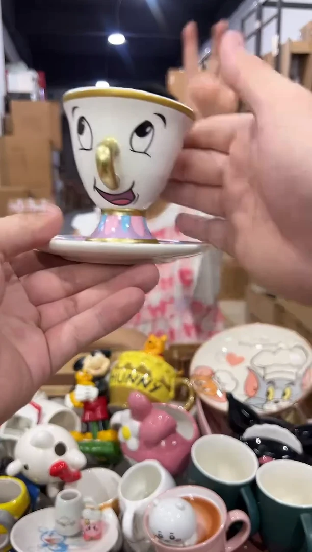 瓷片阿奇杯首饰盘