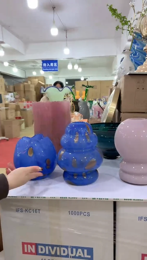 【闪购商品】无铅玻璃甄选花器-s-早27