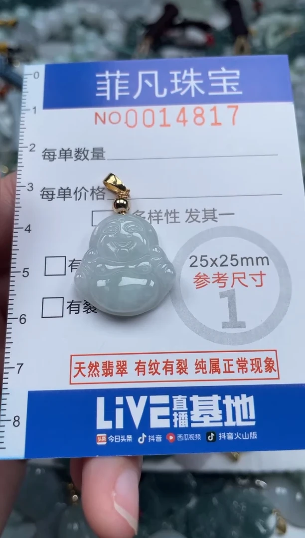 颈饰未镶嵌翡翠14817