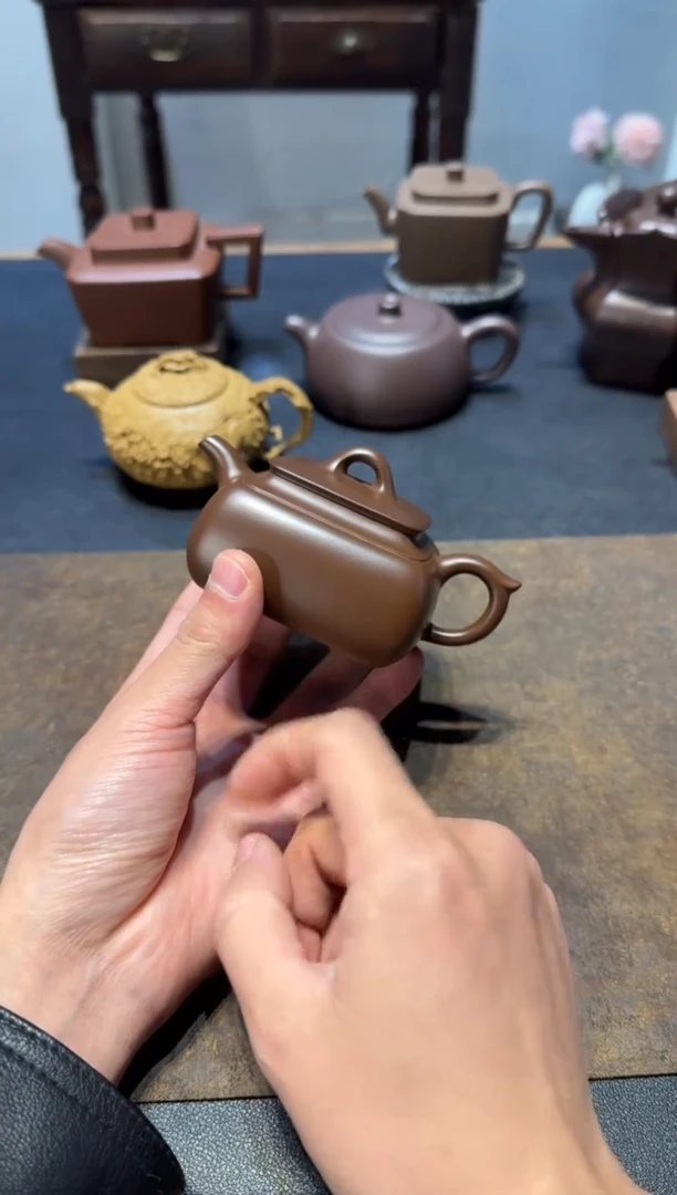 茶壶紫砂粮*长四方紫砂壶