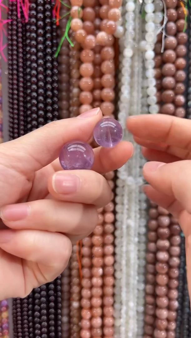 未镶嵌珠宝半成品水晶单珠  单颗 天空之镜 16m