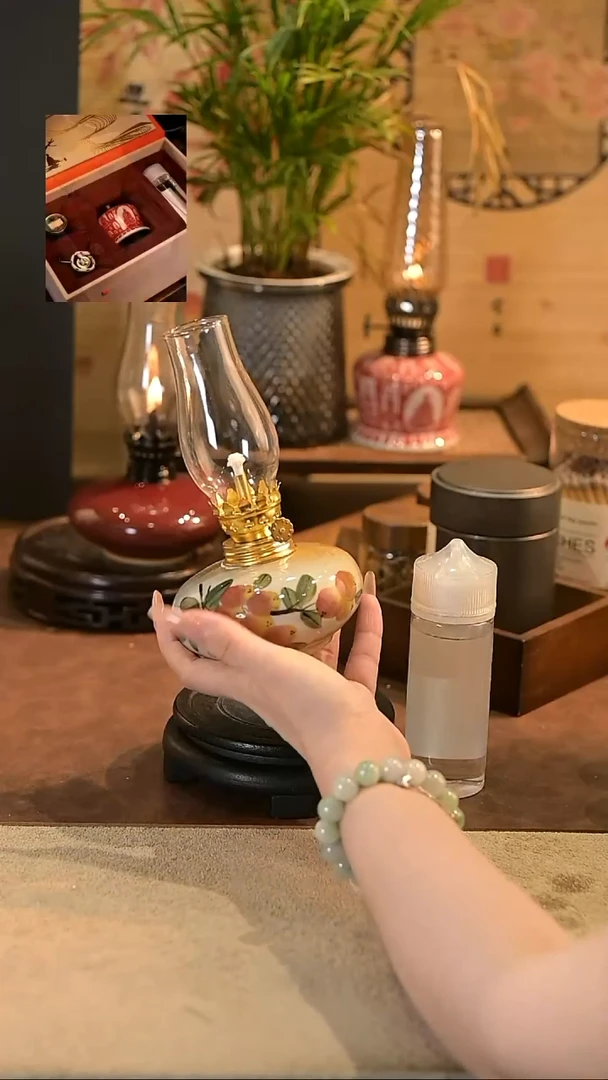 陶瓷景德镇陶瓷香薰灯摆件