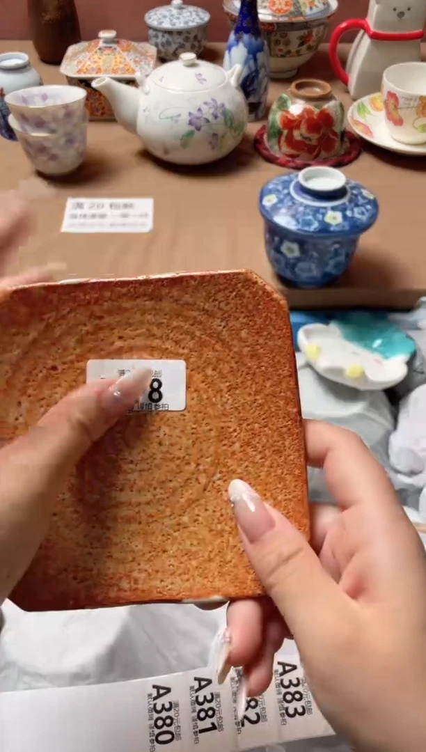 瓷片鱼*儿瓷器瓷器A378