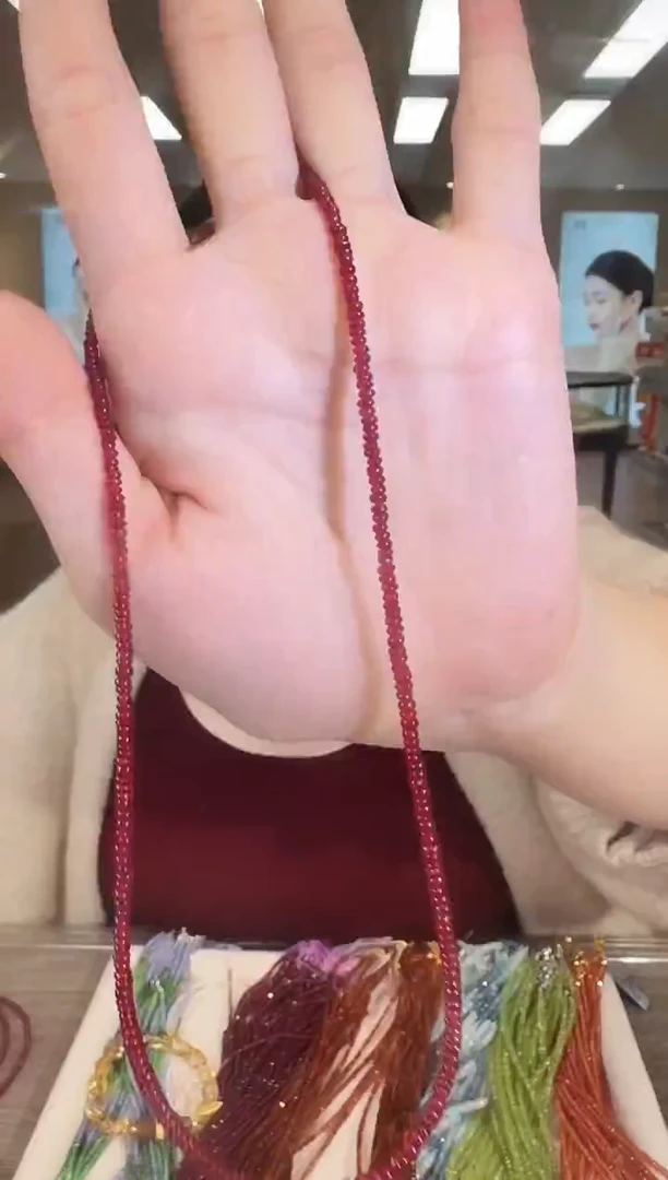 18K金镶嵌项链红宝石03