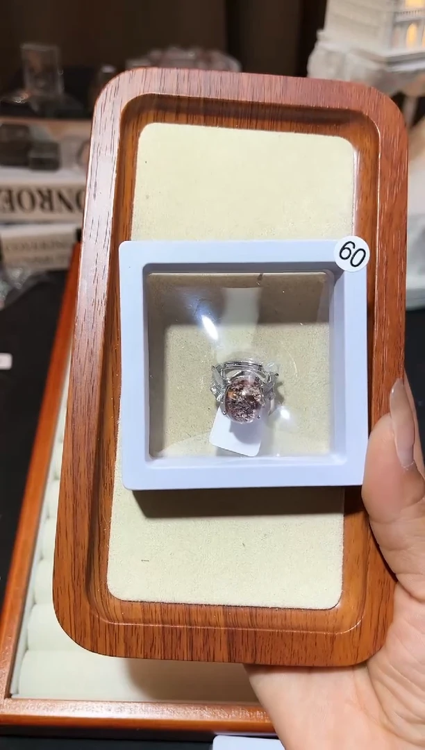 【闪购商品】水晶戒指银S925镶嵌定制