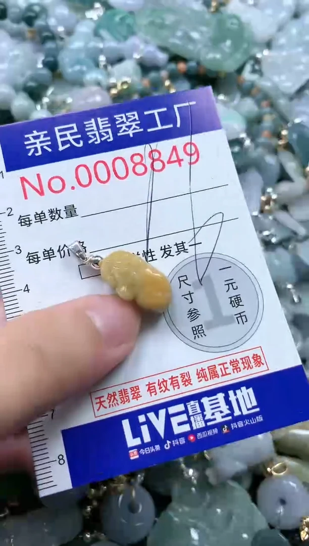 翡翠未镶嵌吊坠(不含链)8849