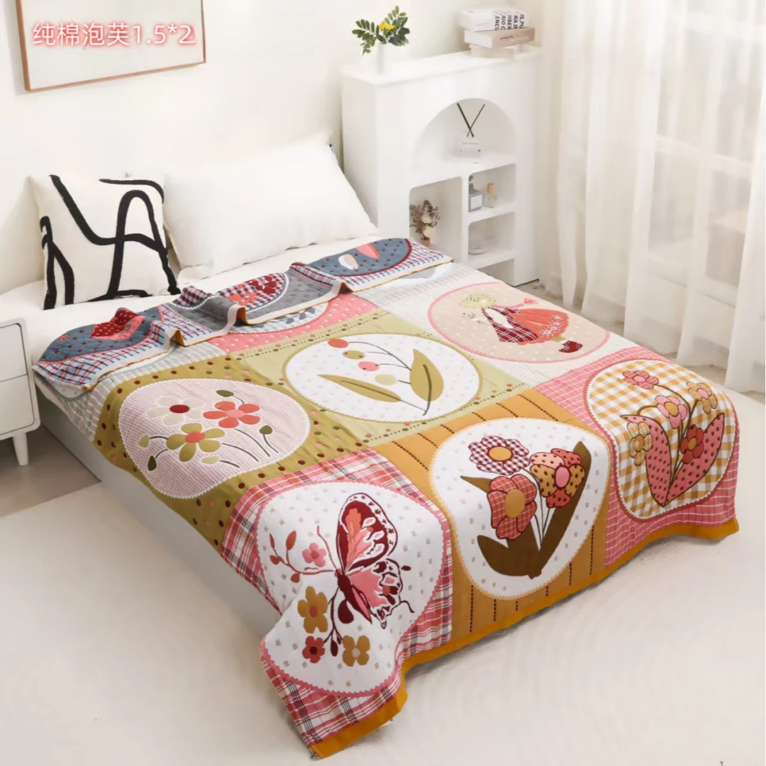 TuLa（全棉加厚秋冬泡芙被）机洗可爱幼儿园加厚被子盖被被子秋冬款