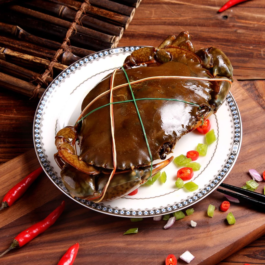 【夏日必备】酱青蟹4-5两/只生腌酱香宁波舟山本地青蟹特大酱青蟹