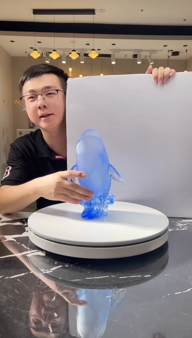 摆件巴比特美学 鲸鱼花器