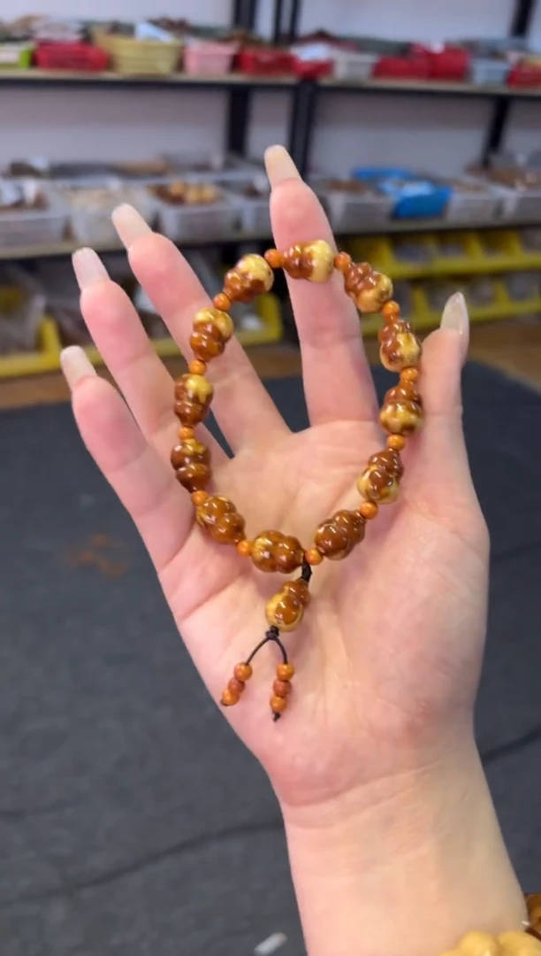 【闪购商品】菩提根/象牙果吊坠11mm紫金鼠葫芦手持