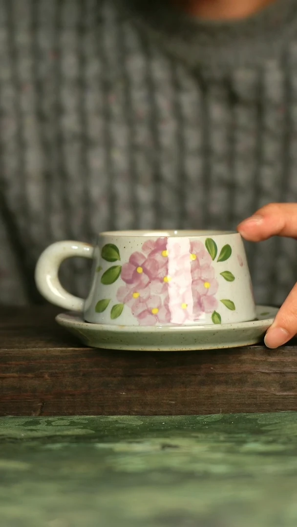 瓷器青诗集手工手绘瓷器