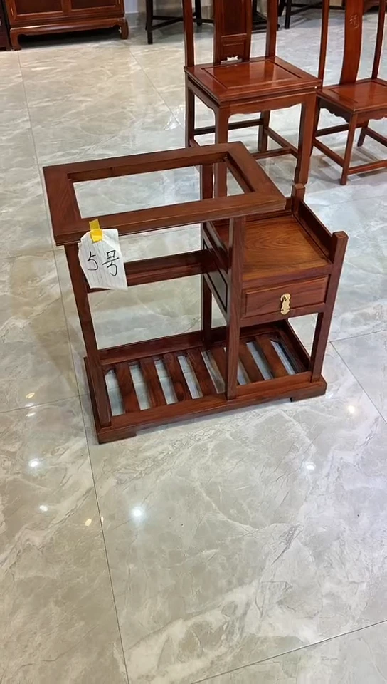 花梨木类成套家具刺猬紫檀烧水架66*30*65