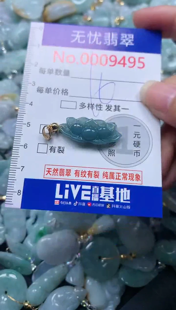 颈饰未镶嵌翡翠9495