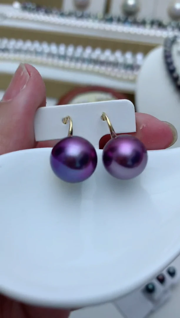 【闪购商品】淡水珍珠耳饰银S925镶嵌q27