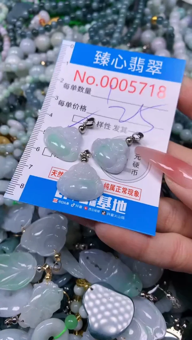 【闪购商品】翡翠颈饰未镶嵌含绳0005718