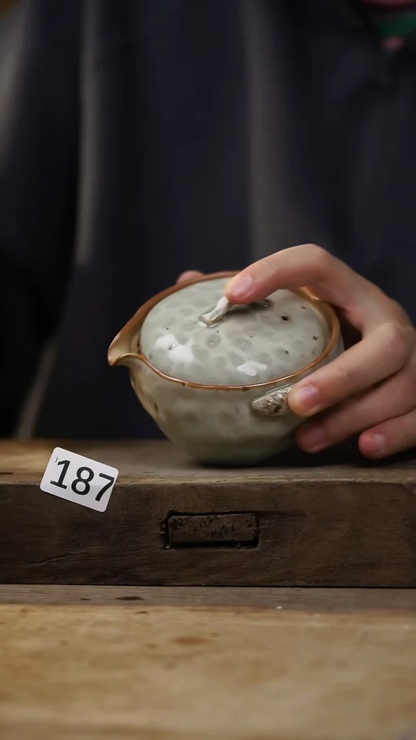 瓷片福利！落单设计师款  壶