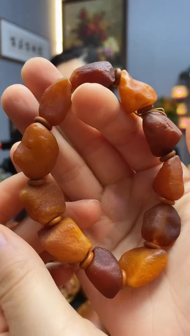 手链琥珀未镶嵌手串