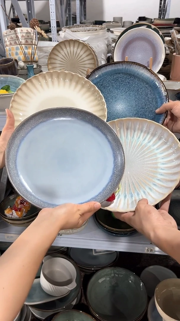 瓷片外贸尾货瑕疵满20包邮X4 大盘组合
