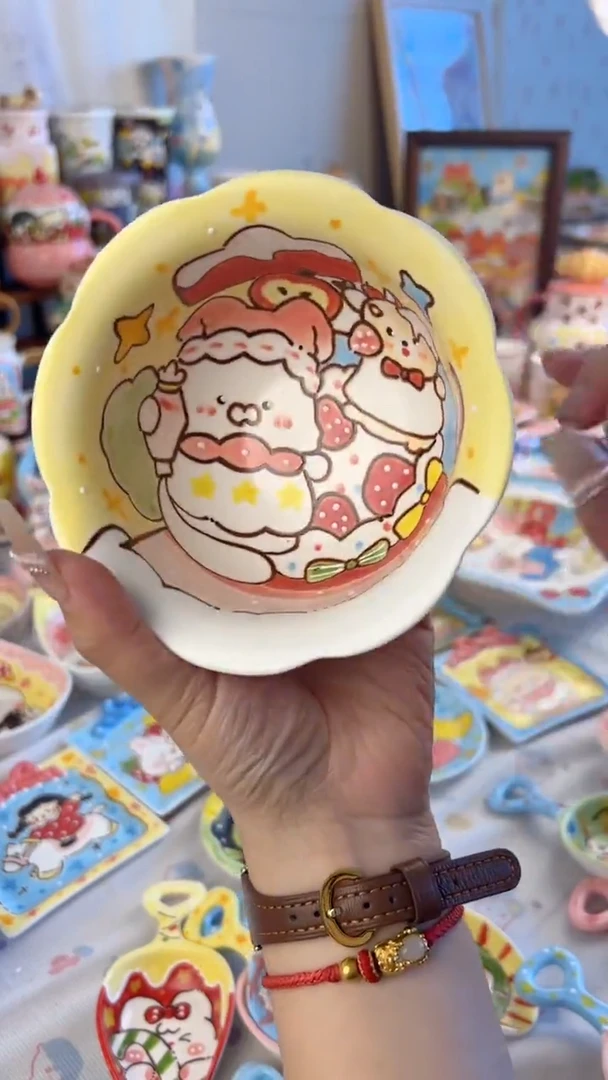 杯子陶景德镇陶瓷手绘微瑕处理