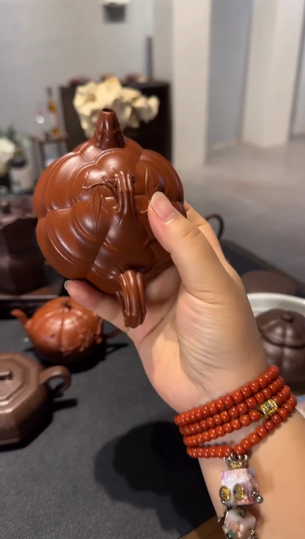 茶壶紫砂用****6海棠竹鼎 扁