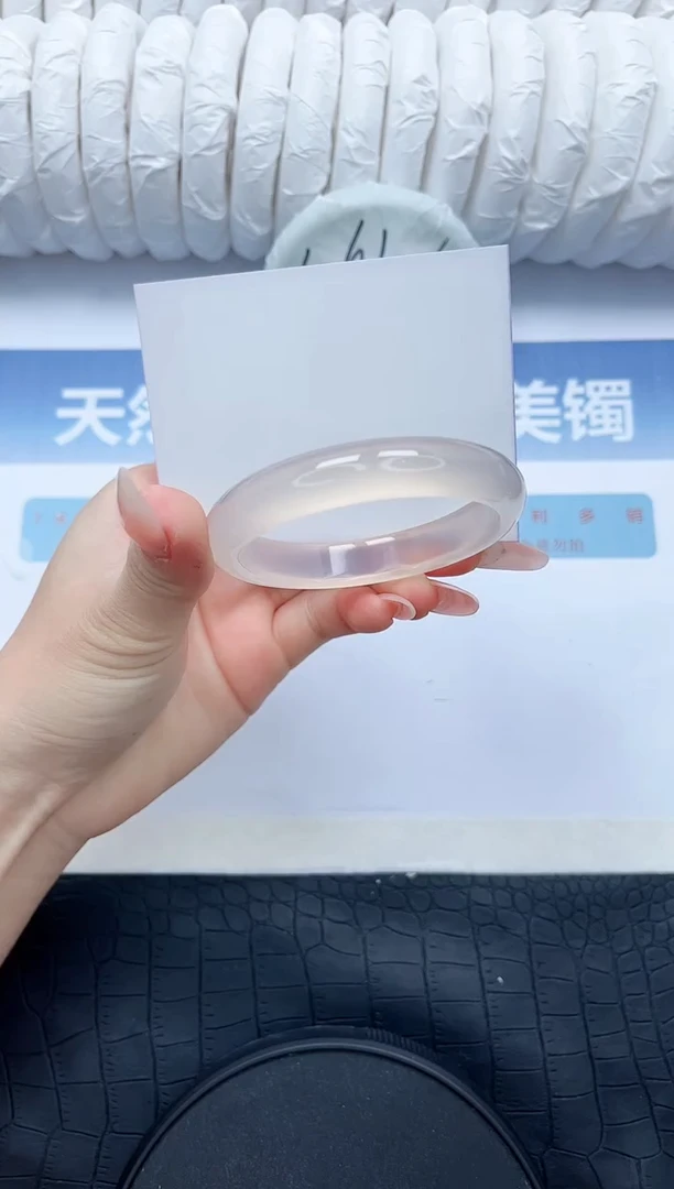 【闪购商品】石英质玉手镯未镶嵌G117-56.5