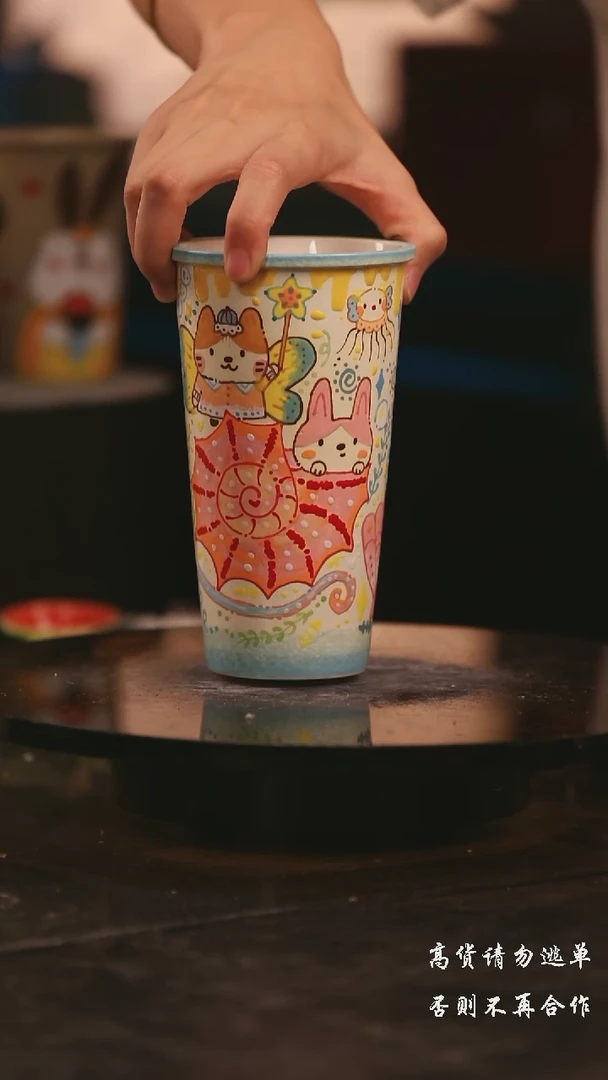 陶瓷景德镇可爱设计师款陶瓷