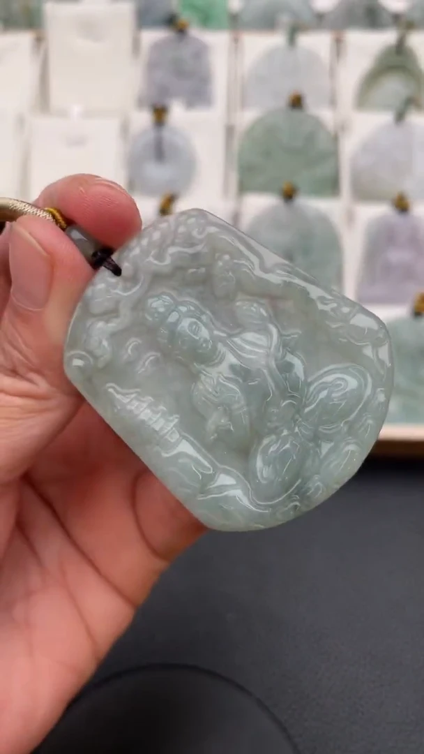 颈饰未镶嵌翡翠天然缅甸翡翠A货157