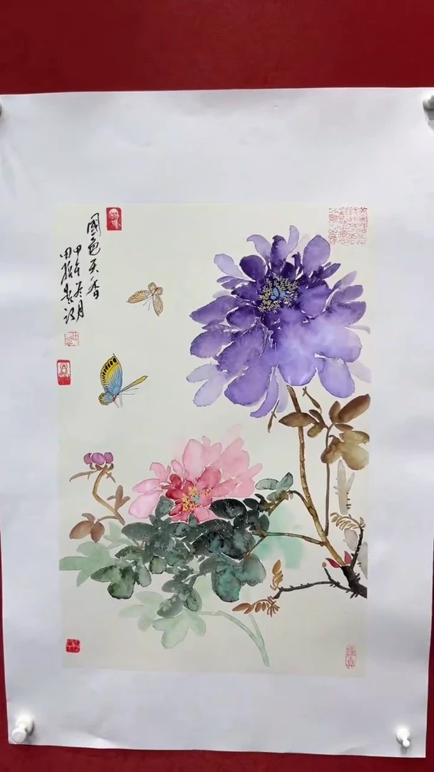 【闪购商品】国画田哲手绘国画作品23