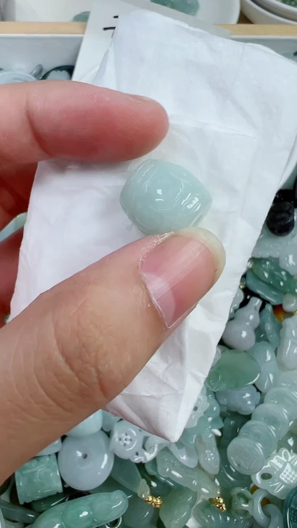 散珠翡翠614号链接，A货翡翠