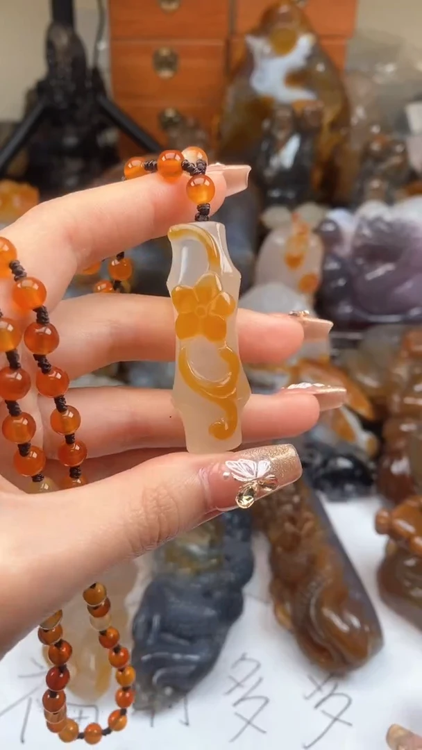 【闪购商品】玛瑙/玉髓颈饰未镶嵌AA
