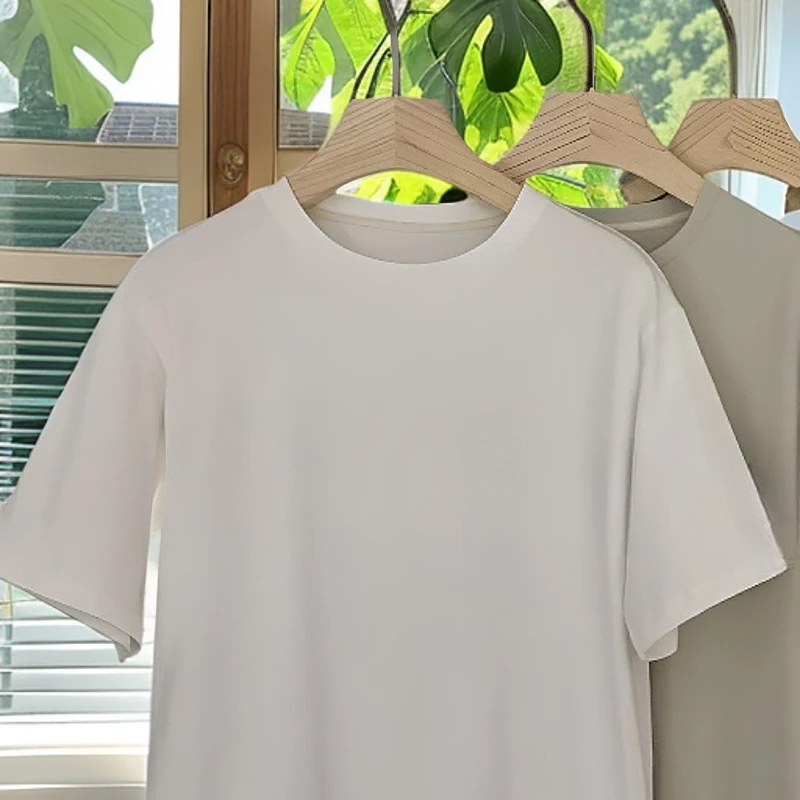 短袖圆领纯色T恤春夏多色短袖恤女士夏季套装时尚速干半袖