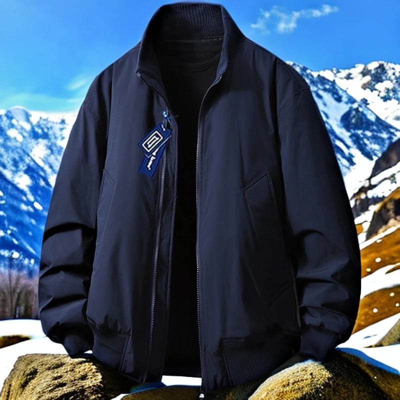 （下单非主图）男士冬季夹克棉服保暖时尚新品潮流休闲防风短款连帽