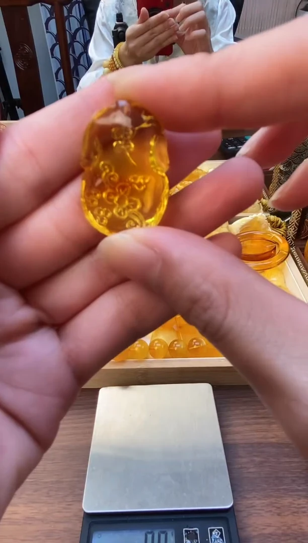 裸石琥珀未镶嵌天然琥珀蜜蜡