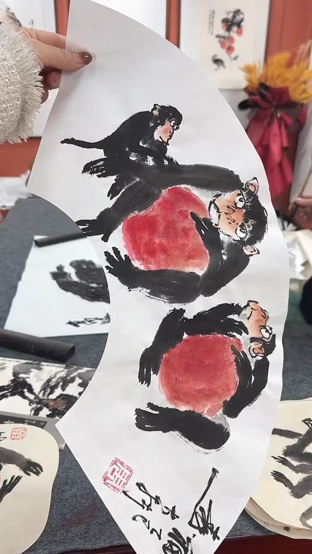 国画周大拙/国画/花鸟