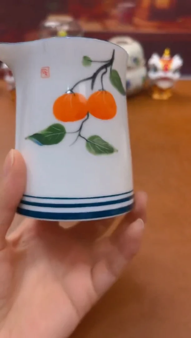 陶瓷茶具摆件旅行套组