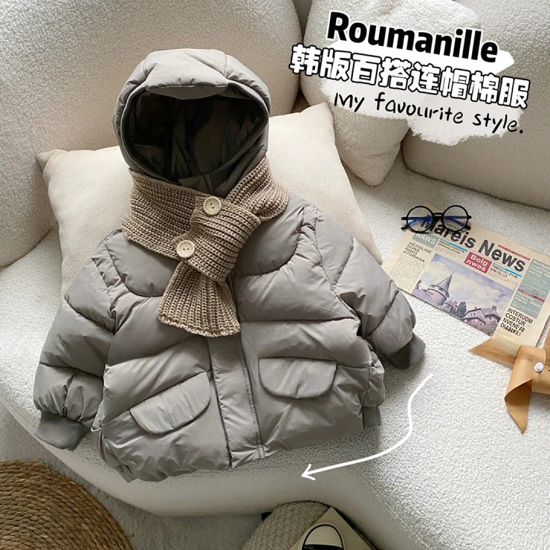 宝宝棉服冬季加厚男童2025新款保暖棉衣儿童冬装洋气过冬棉袄外套