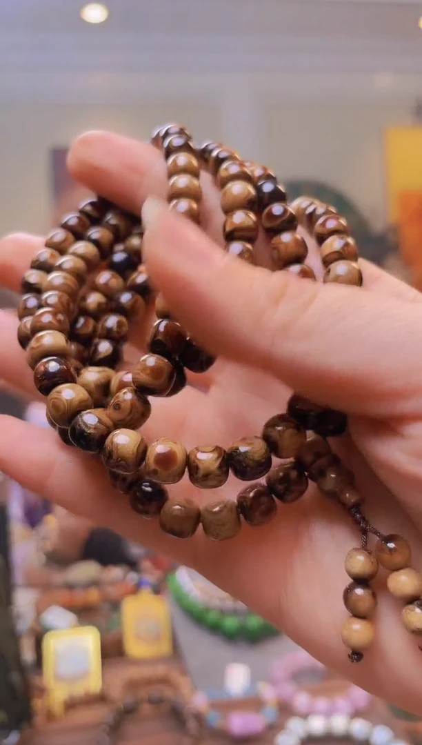 柏香籽/百香籽吊坠用****5黑珊108念珠