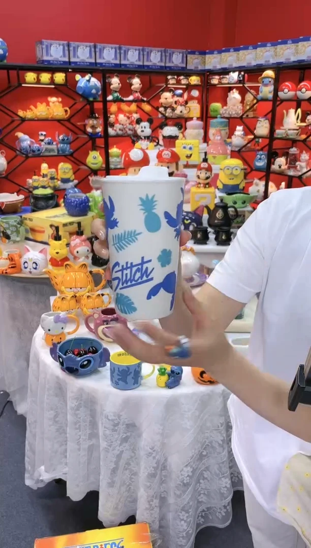 【闪购商品】.@@吏迪仔陶瓷咖啡杯