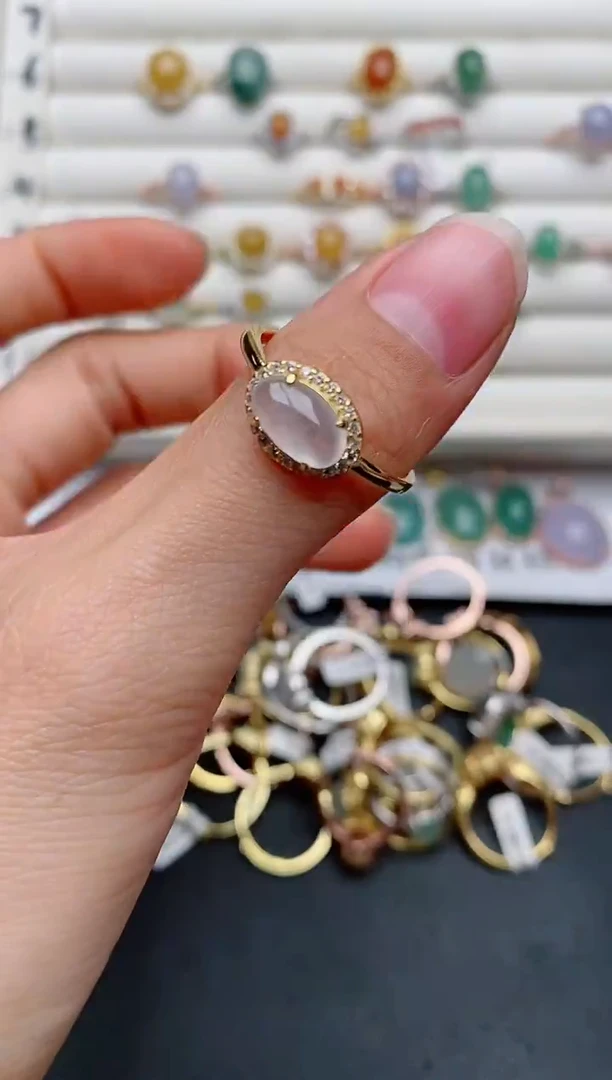 【闪购商品】翡翠戒指银S925镶嵌..........