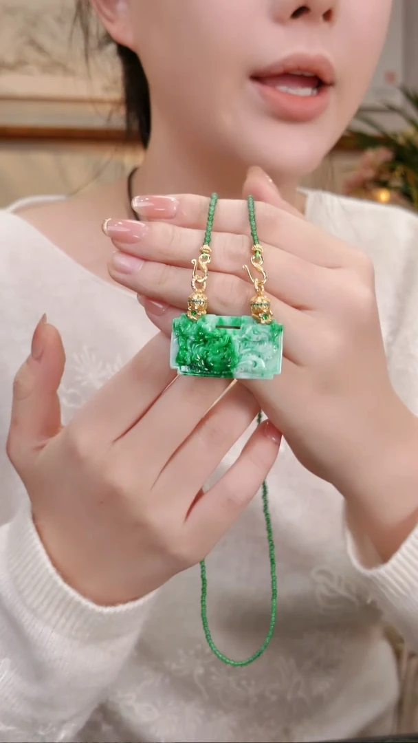 颈饰未镶嵌翡翠国风