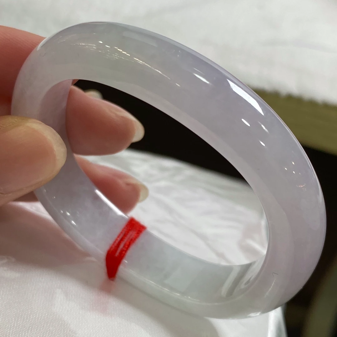 翡翠水润方形手镯冰透精美时尚贵妃镯