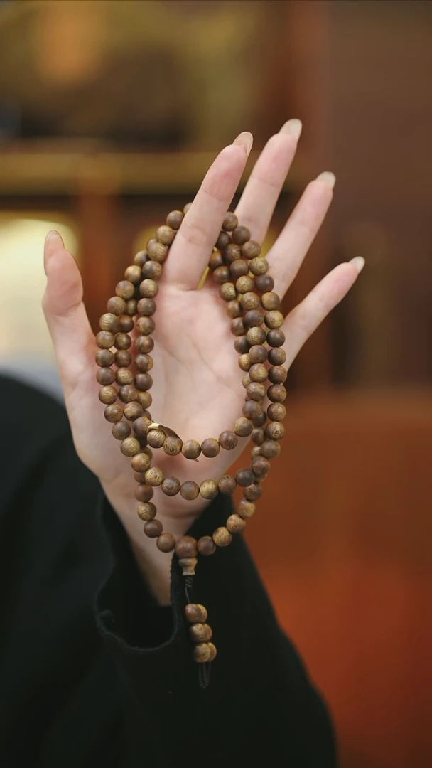 沉香手串金沙叶 08圆珠多圈 20克+ 多样性发一