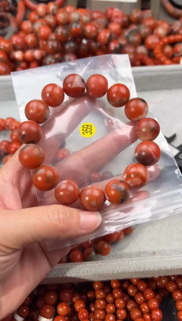 未镶嵌手串南红玛瑙15+